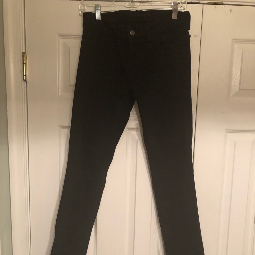 J brand skinny pant black denim. Sz 27